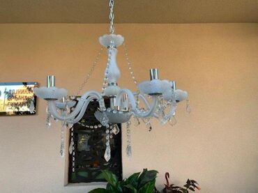 RS - Antique Chandeliers: Stilski kristalni luster - POVOLJNO - MOGUĆ PREVOZ Stanje kao na — 6