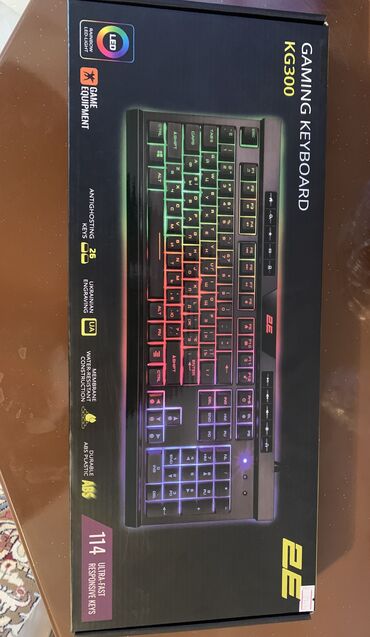 Klaviaturalar: Gaming Keyboard KG300. Yenidir qutusu heç açılmıyıb zəmanəti var