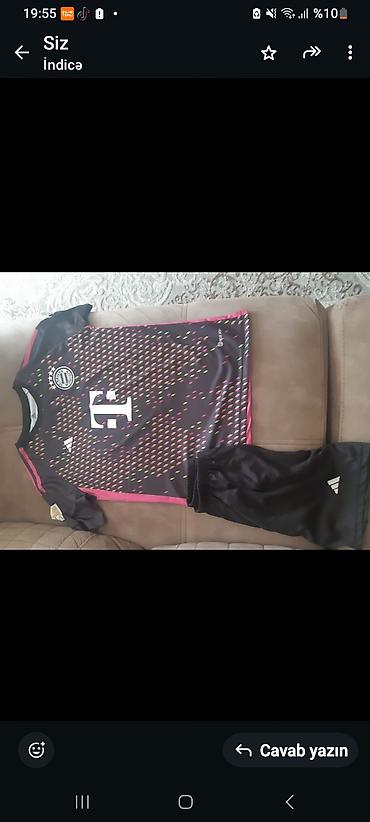 Kişi geyimləri: İdman dəsti, Adidas, rəng - Qara — 1