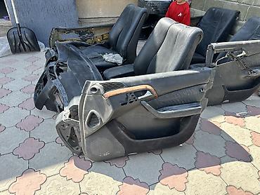 динамики w210: Комплект сидений, Кожа, Mercedes-Benz Б/у, Оригинал, Германия — 8