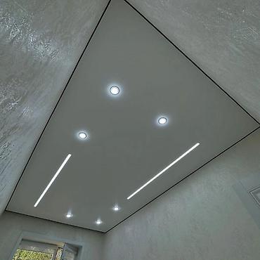 Натяжной потолок: Натяжной потолок Глянцевое Монтаж — 9