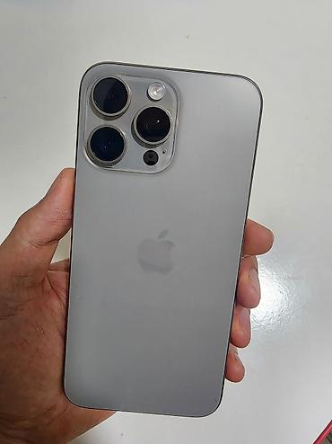 IPhone 15 Pro Max, Б/у, 256 ГБ, Natural Titanium, 87 %