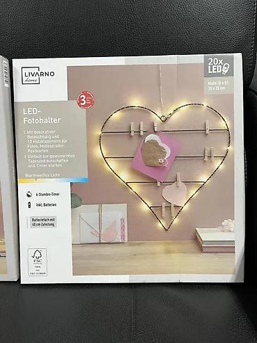 ormar za igracke: LED držač za fotografije LIVARNO home – zidna dekoracija sa toplim — 3