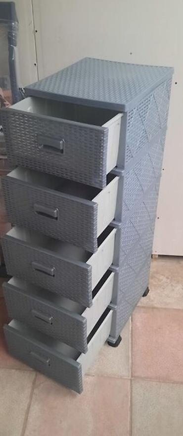 donuz sala: Material: möhkəm plastik, rattan toxuma effektli ön panellər - Rəng — 7