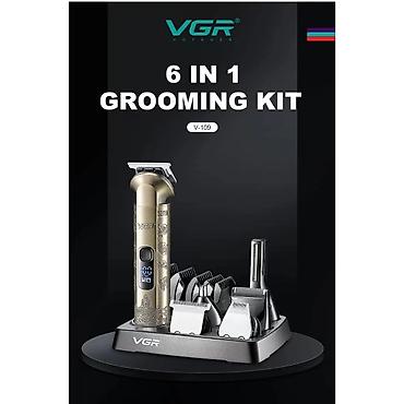 sac maşinka: VGR 109 - Universal Trimmer dəsti 5in1 6000RPM 1200mah TYPC . 🆕Bütün — 4
