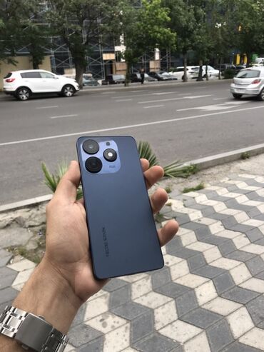 Tecno: Tecno Spark 10 Pro, 256 GB, rəng - Göy, Barmaq izi, Face ID