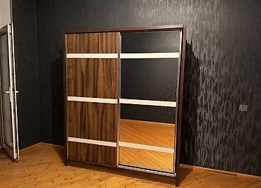 lalafo az toyuqlar: İki qapılı sürgülü qarderob - Material: ağac teksturalı laminat — 1
