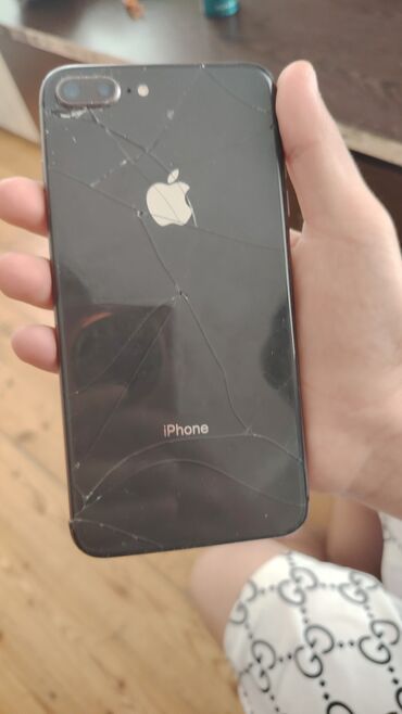 iphone plus: IPhone 8 Plus, 64 ГБ, Black Titanium