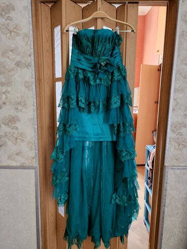 женское платье с воланом: Ziyafət donu, S (EU 36)
