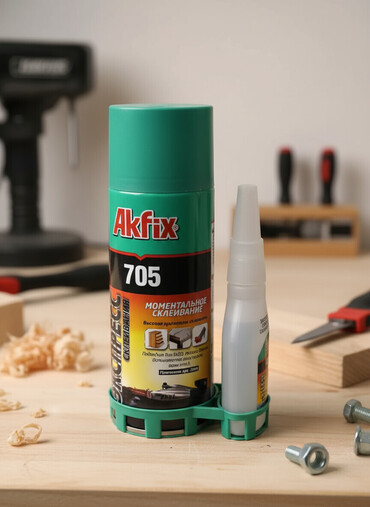 эпоксидная смола: Клей Akfix 705 моментального склеивания. Подходит для быстрого и