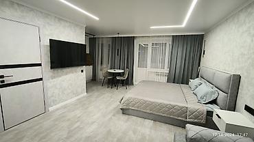 дома в понараме: 1 комната, Бишкек Парк ТРЦ, Душевая кабина, Постельное белье, Кондиционер — 5