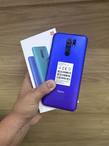 Redmi: Redmi, Redmi 9, Б/у, 32 ГБ, цвет - Голубой, 2 SIM