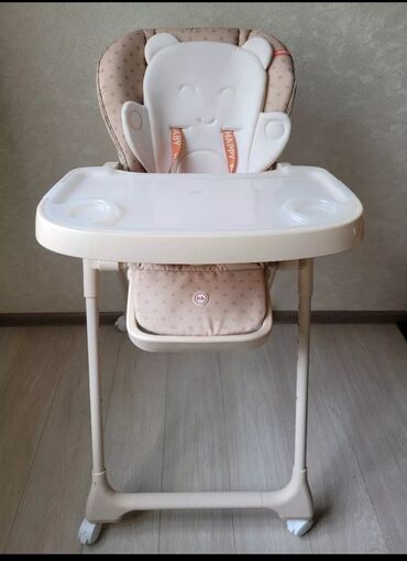 автокресло для ребенка: Стульчик для кормления, Happy baby, Пластик, Другой вид, цвет - Бежевый