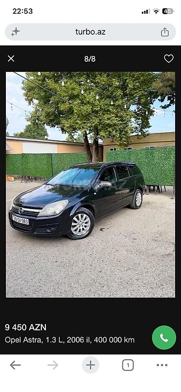 opel astra qiyməti: Opel Astra: 1.3 l | 2006 il Universal — 2