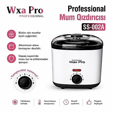 kartof aparati: Wxa Pro SS-002A Professional Mum Qızdırıcısı - Bütün növ mumlar üçün — 2