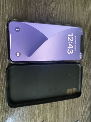 Apple iPhone: IPhone Xs, Серебристый, Чехол