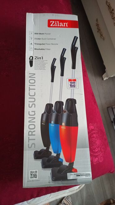 Tikiş maşınları: Zilan 2-in-1 Şaquli Tozsoran - Güc: 800 Watt (korpusta “Strong