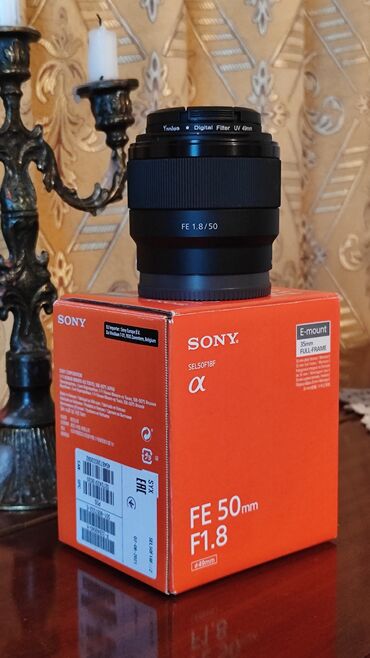 Obyektivlər və filtrləri: Sony FE 50 mm f1.8 Full Frame. İdeal vəziyyətdədir bir aydır almışam