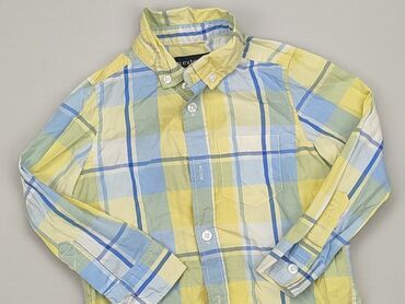 Koszule: Koszula 4-5 lat, stan - Bardzo dobry, wzór - Kratka, kolor - Kolorowy