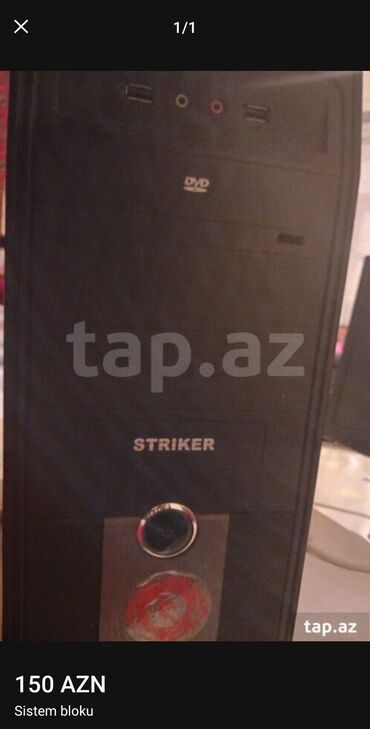 Masaüstü kompüterlər və iş stansiyaları: Sistem bloku i3 3240 3.4ghz 4gb ram (istəyə uyğun +4gb artırmaq olar)