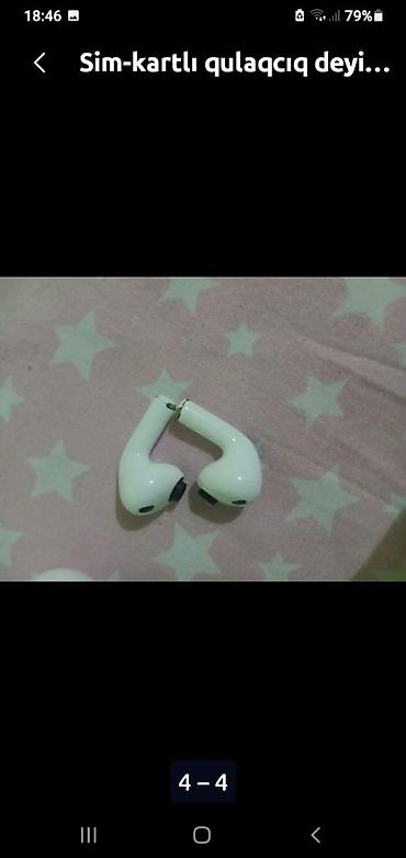wi və sa: İşlənmiş Simsiz (Bluetooth) Qulaqcıqlar, rəng - Ağ — 7