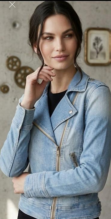 Ženska teksas jakna – svetloplava - Materijal: klasični denim sa