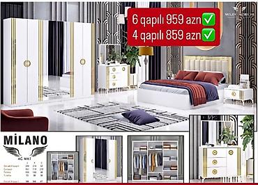 qida termosu: İkinəfərlik çarpayı, Dolab, Termo, 2 tumba, Azərbaycan, Yeni — 5