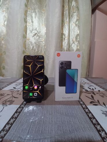 redimin: Xiaomi Redmi Note 13, 256 GB, rəng - Qara, 
 Zəmanət, Sensor, Barmaq izi