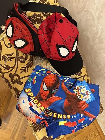 dəst cantalar: Uşaq üçün Marvel temalı dəst – Hörümçək Adam Lc waikiki kepka və — 5
