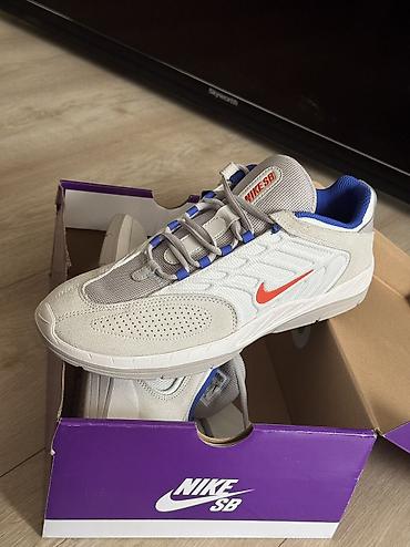 Кроссовки и спортивная обувь: Мужские кроссовки, 45, Nike, Новый, цвет - Серый, Платная доставка, Самовывоз — 1