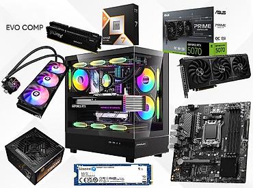 asus x550: Evo Gaming PC Prime Storm RTX 5070 12GB Ryzen 7 9700X 32GB 1TB Evo — 1