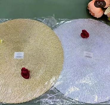 салфетки изхар: Круглые декоративные салфетки-подставки для сервировки стола. в пачке — 1
