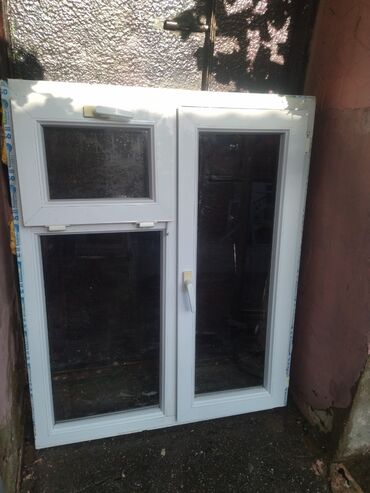 Другие окна и фурнитура для окон: Bu, ağ rəngli PVC materialdan hazırlanmış, iki hissəli pəncərədir. Bir