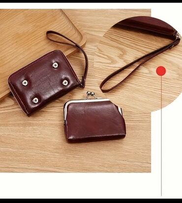 Portmone, pulqabıları: Qadınlar üçün mini-vintaj kilidli retro üslublu cüzdan və kart/pul — 9