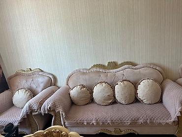 kafe stol stul: Yeni, Klassik divan, 2 kreslo, Bazasız, Açılmayan — 1