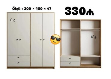Divan və masa dəstləri: Yeni, Düz dolab, Qarderob, paltar dolabı