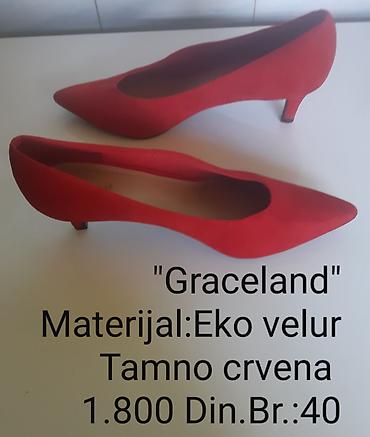 Salonke: Graceland ženske salonke - Model: špicasti vrh, niska štikla (kitten — 3