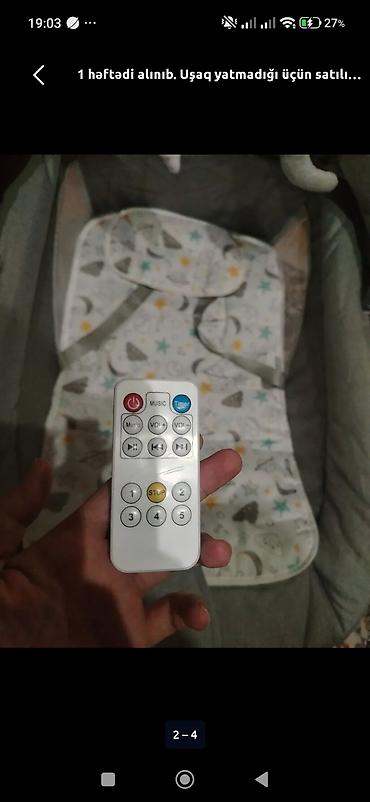 mini led: Coolbaby avtomatik beşik/uşaq yelləncəyi - Brend: Coolbaby - Rəng — 2