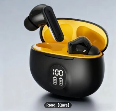 Qulaqcıqlar: Yeni Simsiz (Bluetooth) Qulaqcıqlar, rəng - Qara — 5