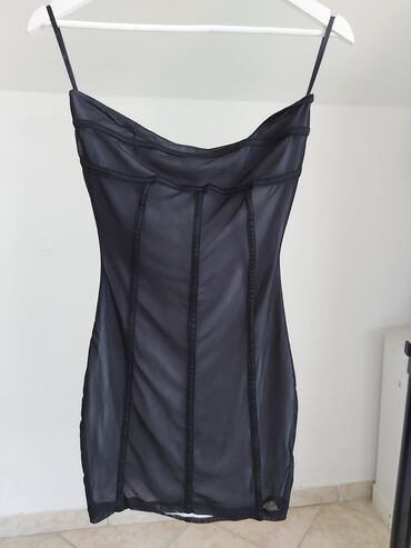 haljine za klub: M (EU 38), color - Black, Cocktail, Without sleeves