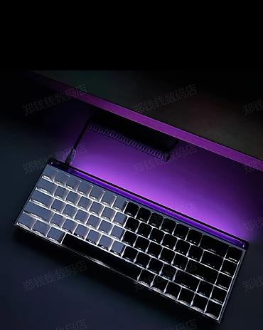 кастомная: Новые PBT кейкапы Side-Print (надписи сбоку) — Черно-белый стиль — 4