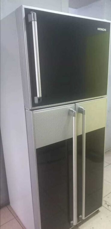 Soyuducular: 2 qapılı Hitachi Soyuducu Satılır, rəng - Boz