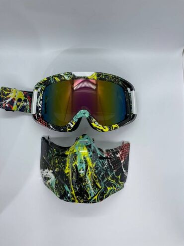лыжные очки: Защитная маска, лыжная маска, для катания на велосипеде или