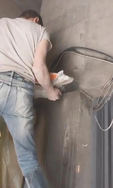 Beton işləri: Beton kəsimi və deşilməsi xidməti - Armaturlu/armsız beton — 5