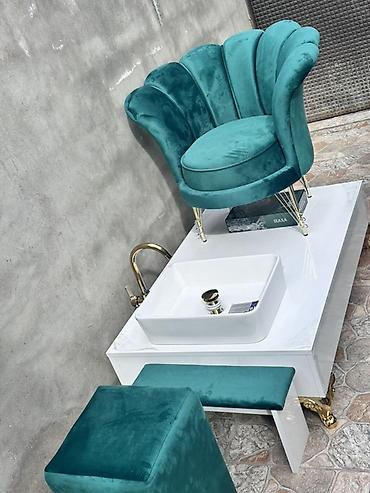 Pedikür kreslosu və lavabo modulu dəsti - Salonlar üçün premium