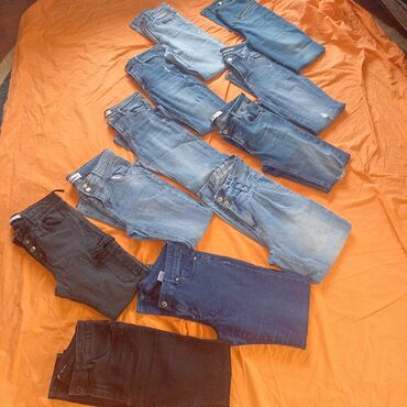 jakna pepe jeans: 30, 32, Teksas, Visok struk, Baggy