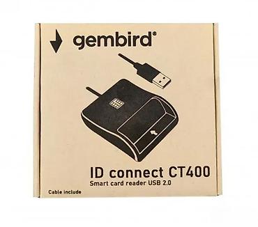 Druga oprema za računare i laptopove: Gembird ID connect CT400 – čitač pametnih kartica (USB 2.0) - Tip — 2