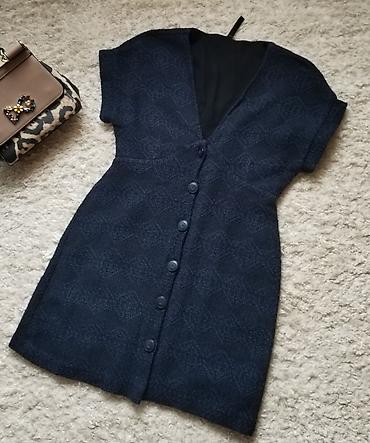 zara web: Zara tvid haljina u velicini 38/M sa dugmicima. Perfektno stanje ☆ — 2