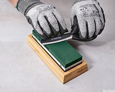 Ostali pribor i dodaci za alate: PARKSIDE dvostrani kamen za oštrenje noževa sa postoljem - — 13