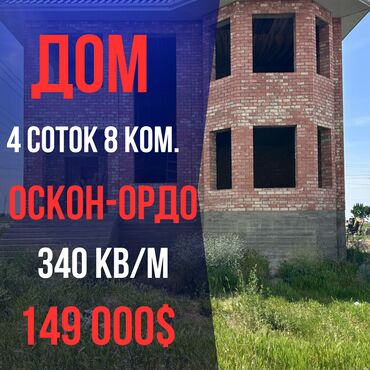 Продажа домов: Дом, 340 м², 8 комнат, Агентство недвижимости, ПСО (под самоотделку)